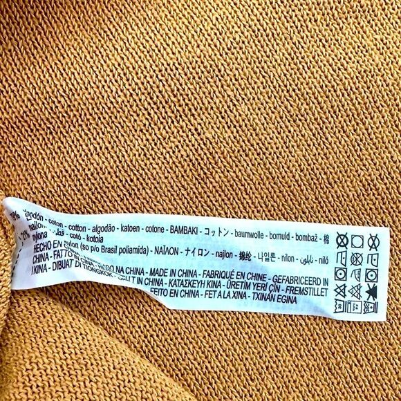 ZARA Sweater Rustic Knit Sleeveless Sweater Vest Camel Size XS - Size S - Picture 10 of 13